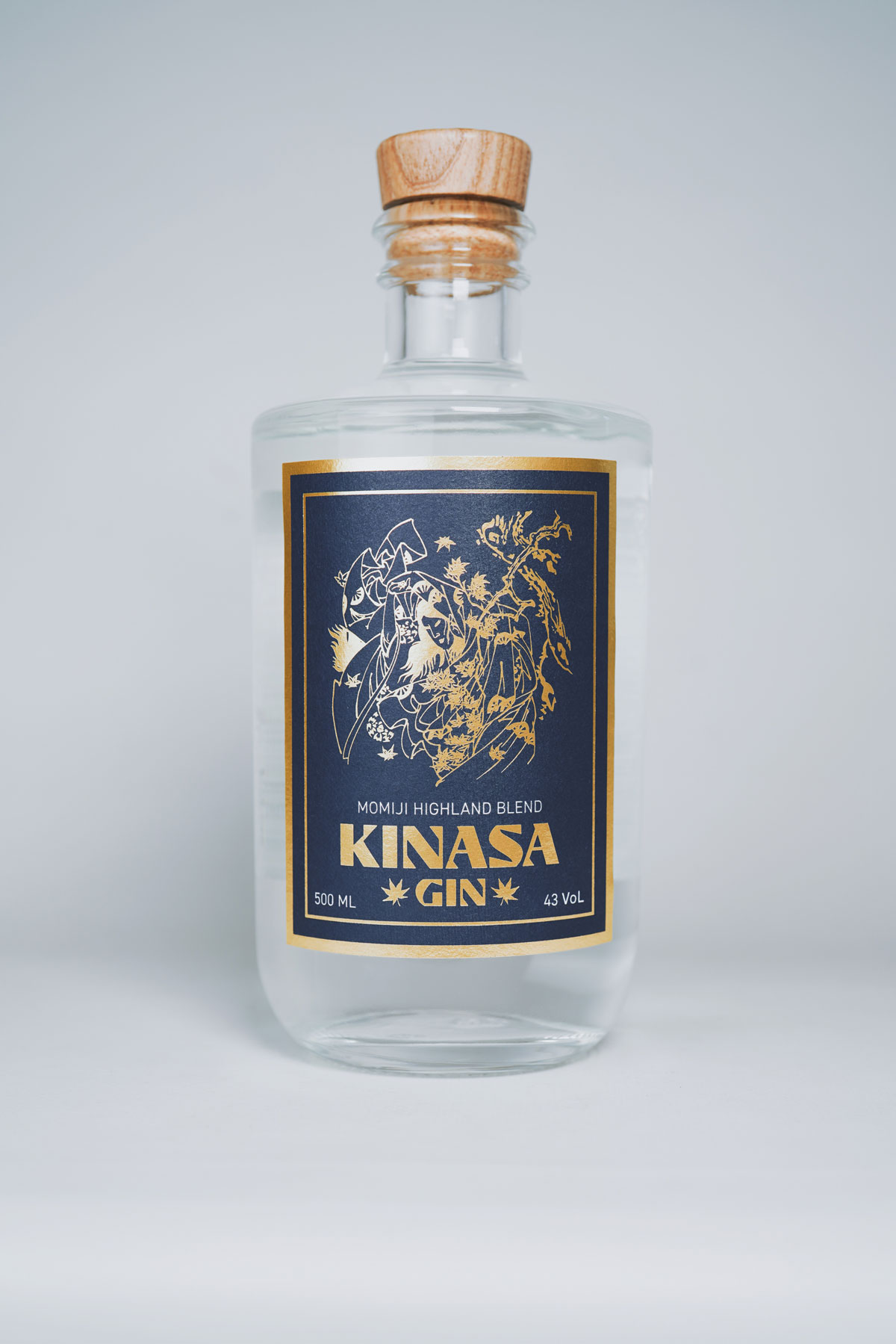 KINASA GIN ラベル
