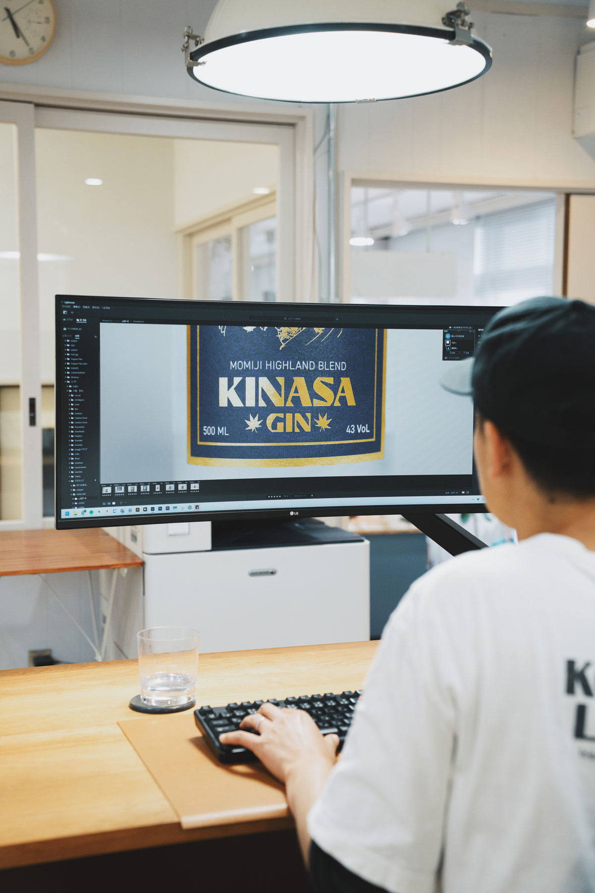 KINASA GIN ラベル