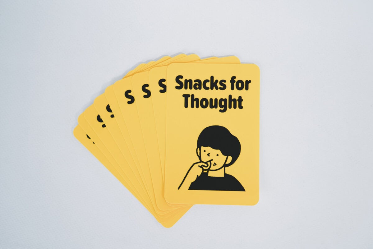 Snack for Thought ノベルティシール
