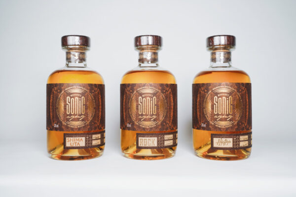 西平酒造　焼酎ラベル　sonic aging